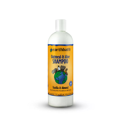 Oatmeal & Aloe Pet Shampoo – Vanilla & Almond, Soothes Itchy & Dry Skin