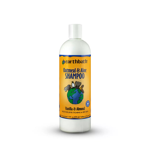 Oatmeal & Aloe Pet Shampoo – Vanilla & Almond, Soothes Itchy & Dry Skin