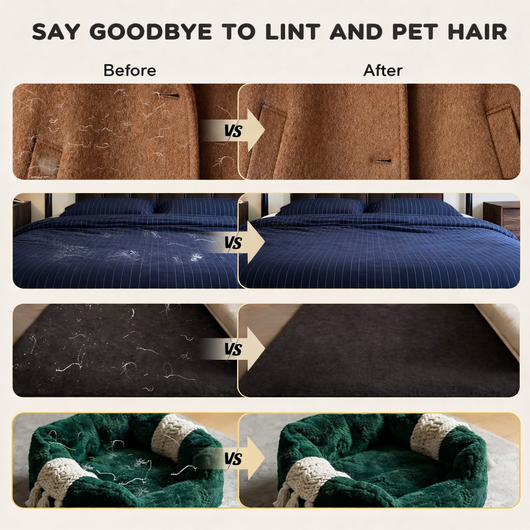Pet Hair Removal Glove (Reusable Electrostatic Mitt)